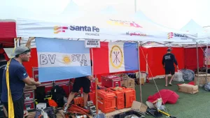 La brigada santafesina comenzó sus tareas en el epicentro de las zonas afectadas por los terremotos en Venezuela