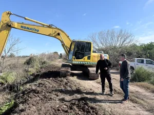 Funes refuerza el mantenimiento de canales con un plan integral ante el escenario climático 2026