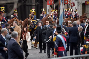Milei asistió al Tedeum patrio junto a su renovado Gabinete y sin Villarruel