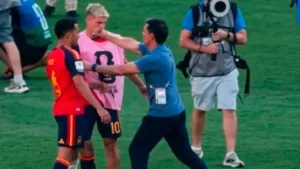 Ayala se defendió tras los incidentes en la final del Mundial: “Fue más un empujón que otra cosa, no un golpe como quieren decir”