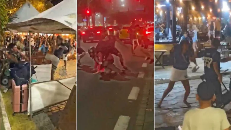 Disturbios y represión: batalla campal entre argentinos y brasileños en Río de Janeiro tras la final del Mundial