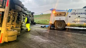 Accidente en la autopista a Buenos Aires