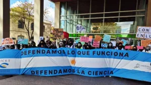 Protesta de cientificos