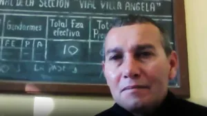 El ahora prófugo Rubén Alberto Cabra, alias "Petro"