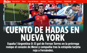 Los medios de todo el mundo reflejaron la victoria española y pusieron el foco en Messi