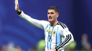 De Paul, en la previa del partido contra Inglaterra: "Este tipo de partidos me entusiasma mucho"