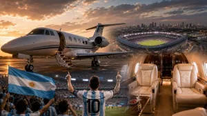 Lujo total: así es el jet privado que va de Buenos Aires a la final del Mundial, con pasajes de USD 35.000 por persona