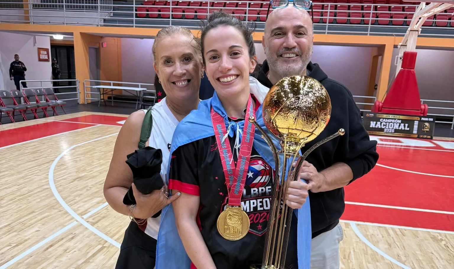 Chiara De Virgilio, campeona en Puerto Rico con Gigantes de Carolina