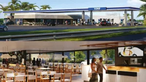 YPF de la autopista Rosaro a Santa Fe