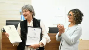 Betty Gambartes fue declarada artista distinguida de Rosario