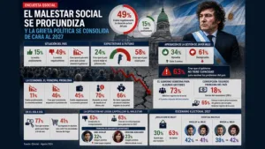 De mal en peor: sólo 15% evalúa en forma positiva la situación de la Argentina de Javier Milei