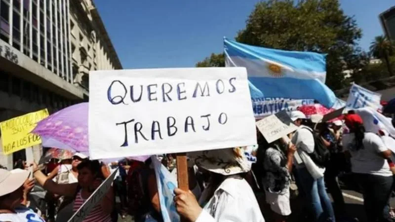 Trabajadores reclamando