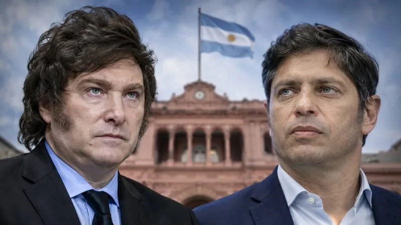 milei y Axel Kicillof
