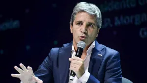 El ministro de Economía, Luis Caputo