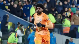 el arquero de Corinthians, Hugo Souza