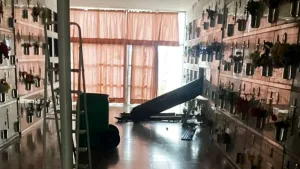 Profanaron tumbas en el cementerio de Gessler