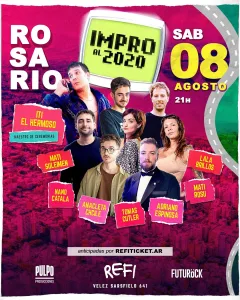 Noche de humor, improvisación y disparate: “Impro al 2020” llega este fin de semana por segunda vez a Rosario