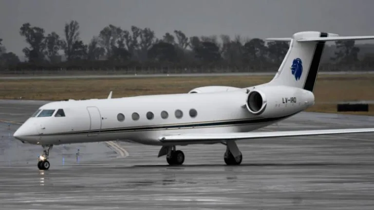 El avión de Messi