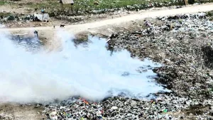 Investigan foco de contaminación ambiental en un enorme basural de San Pedro