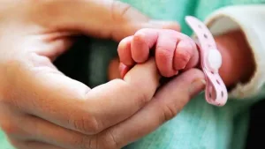 madre y bebé