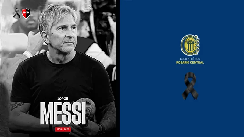 El dolor de Newell’s y Rosario Central tras la partida de Jorge Messi, el padre del capitán argentino