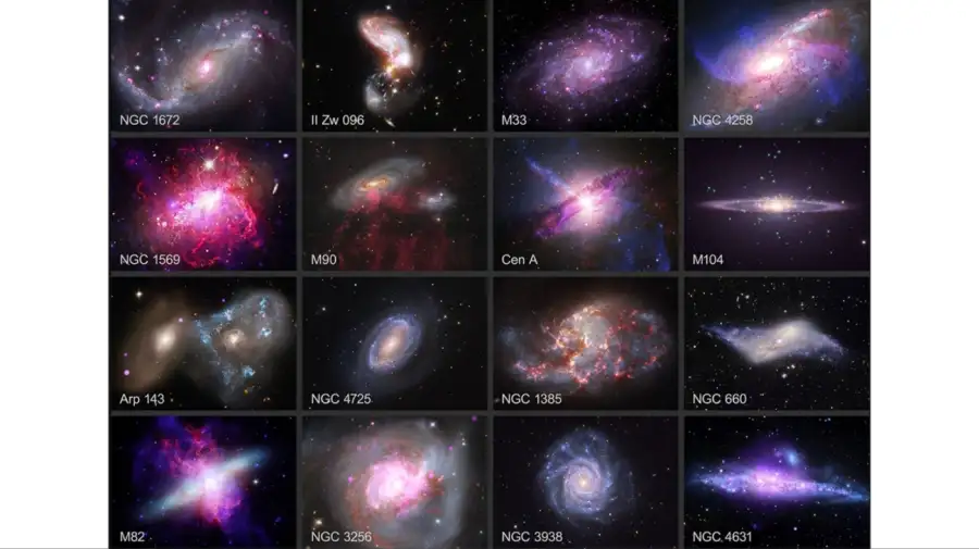 La NASA reveló una impactante galería de imágenes con 16 "gemas galácticas"