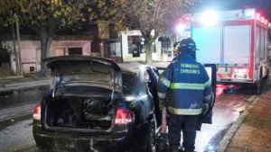 Incendio de un auto