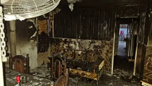 Fatal incendio en vivienda de barrio Hospitales causó la muerte de una mujer de 73 años y de su mascota
