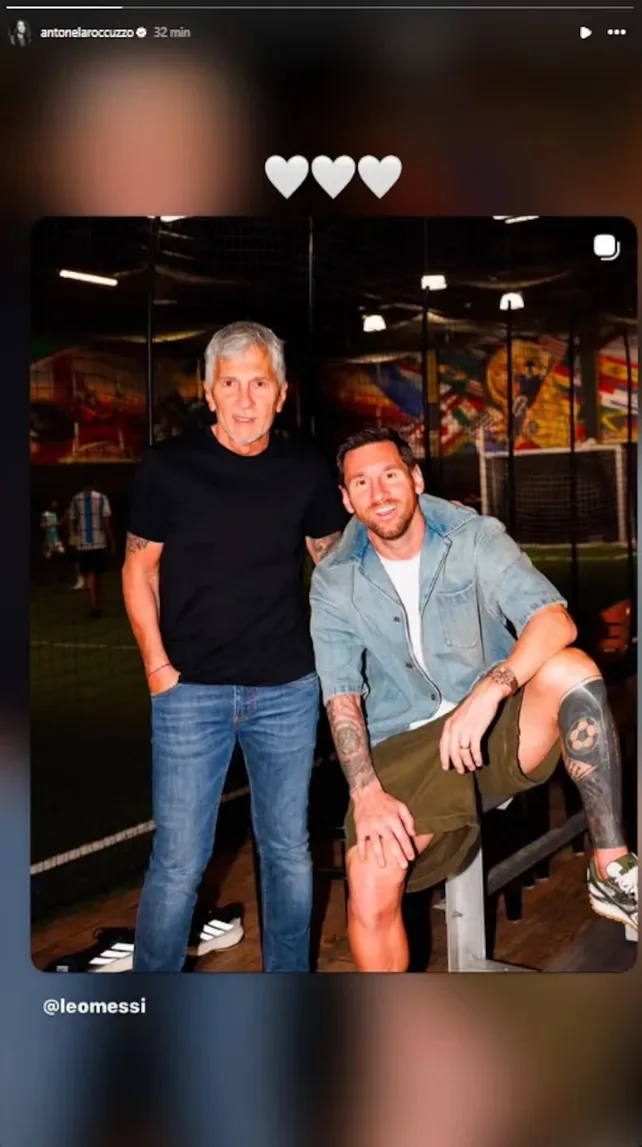Antonela Roccuzzo también se expresó en las redes tras la emotiva carta que Lionel Messi le dedicó a su padre Jorge
