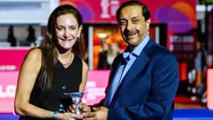 Luciana Aymar fue homenajeada