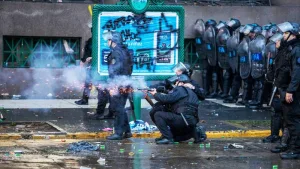 represión en el Congreso