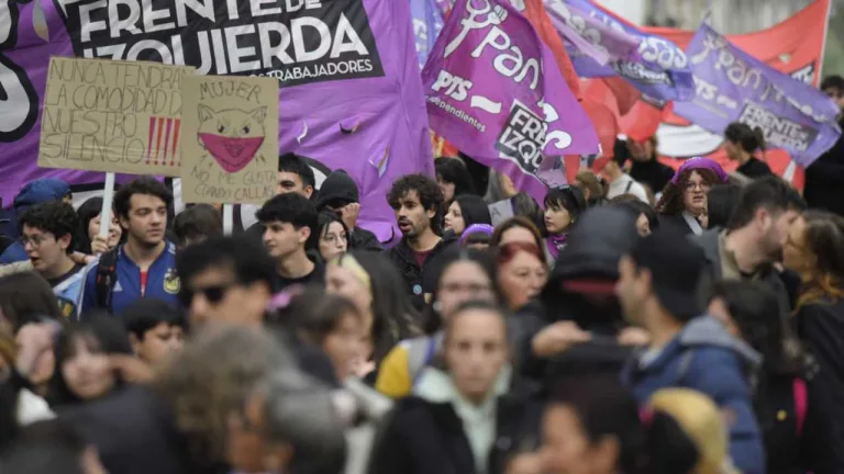 La comunidad lesbotransfeminista marchó en Rosario y reclamó por la emergencia en violencia de género