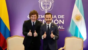 Milei en Colombia
