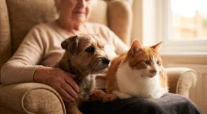 Buscan que perros y gatos puedan acompañar a los adultos mayores en residencias geriátricas
