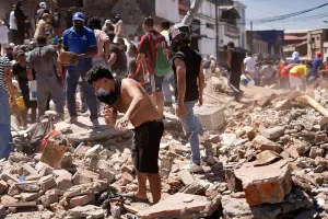Colombia reconoció oficialmente hasta ahora 132 muertos por el terremoto de este lunes