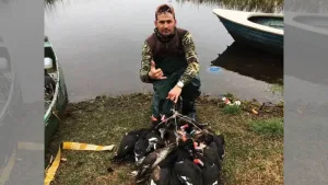 Mató cientos de aves protegidas y lo subió a sus redes sociales