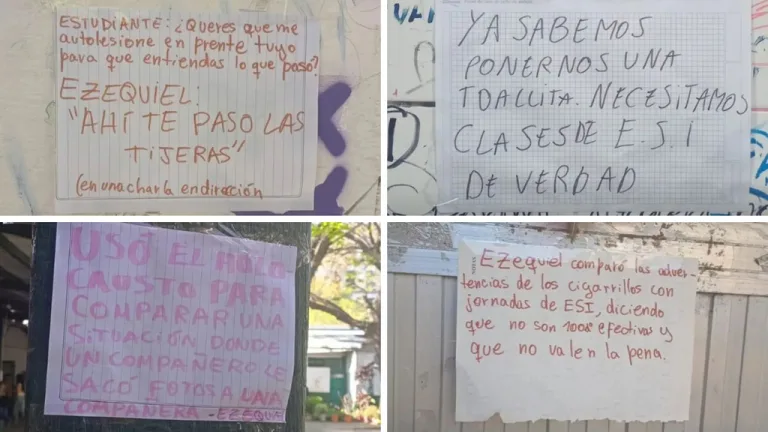 Escándalo en la Gurruchaga: estudiantes denuncian maltrato durante la intervención