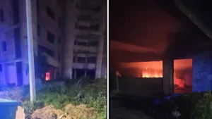 fuego en departamento