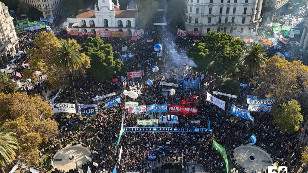 Se viene la quinta marcha federal universitaria ante los incumplimientos legales del gobierno