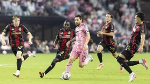 Inter Miami, con Messi entre los titulares, igualó frente a Atlanta
