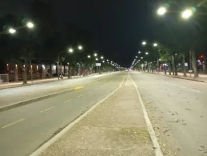 Se liberó el tránsito en bulevar Oroño tras el cierre de los Juegos Suramericanos