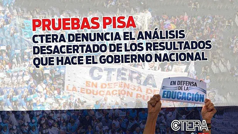Ctera denuncia: "análisis desacertado" de las pruebas Pisa por parte del gobierno