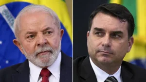 Luiz Inácio Lula Da Silva y Flávio Bolsonaro