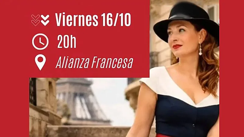 Este viernes Ohlala Virginie brindará un concierto en la Alianza Francesa