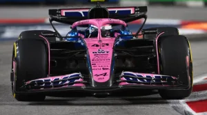 Colapinto abandonó nuevamente en el GP de Singapur por problemas en su Alpine