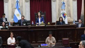 La vicepresidenta Victoria Villarruel